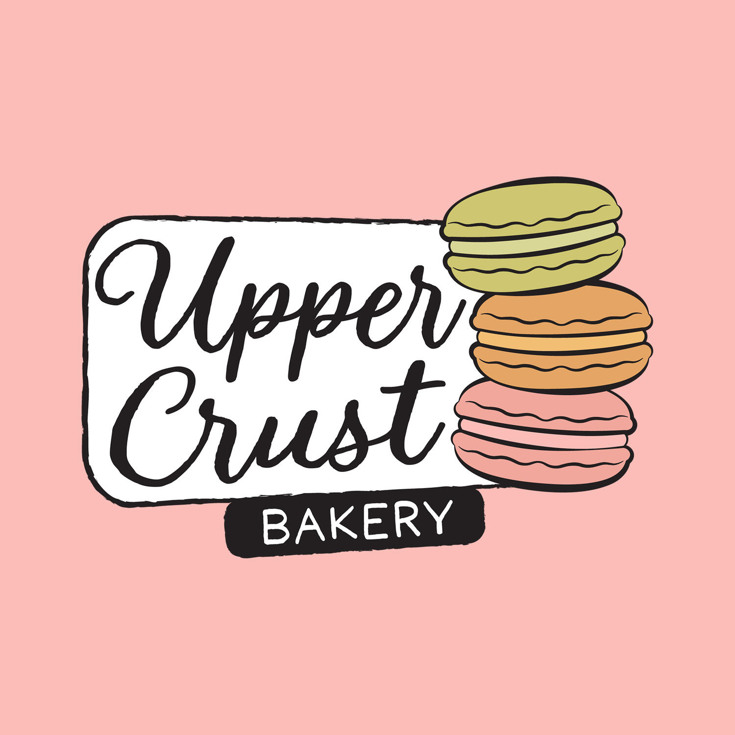 Upper Crust logo pink