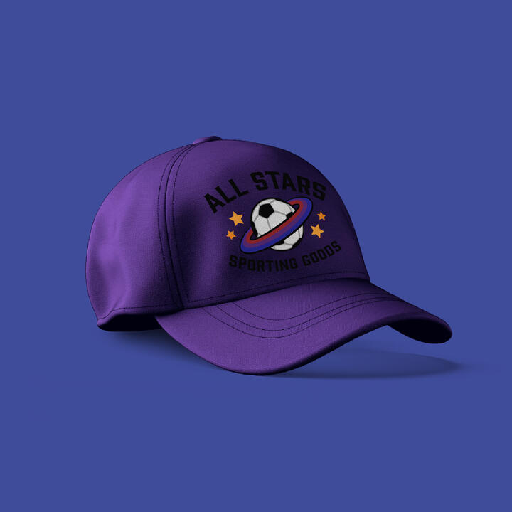 All Stars baseball cap purple