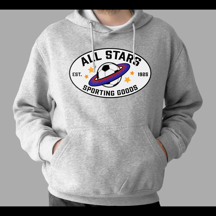 All Stars hoodie gray
