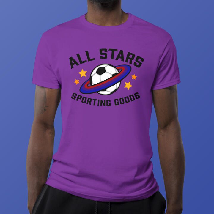 All Stars t-shirt purple
