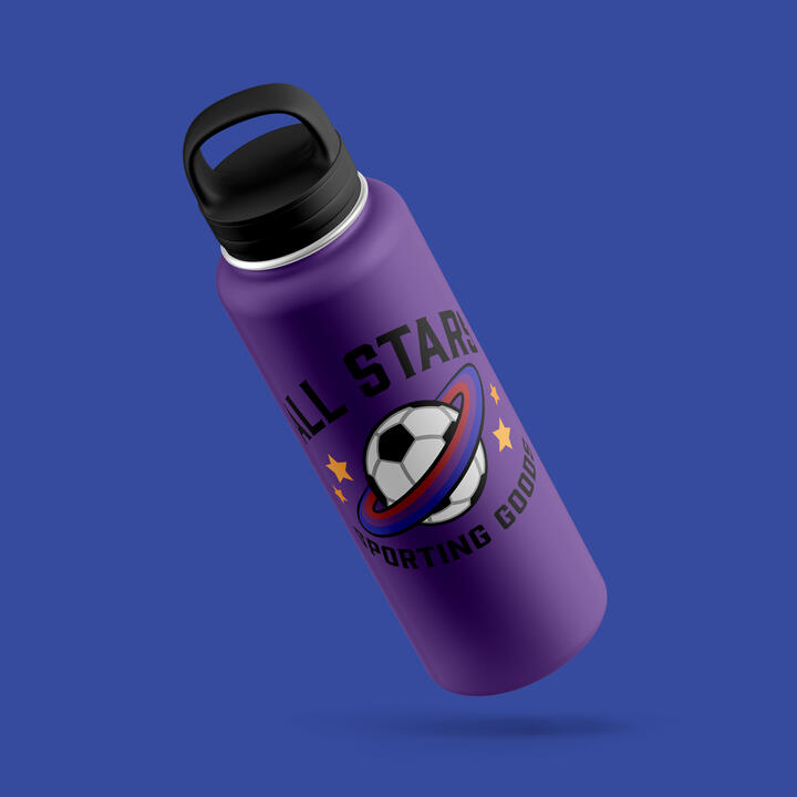 All Stars sports bottle purple