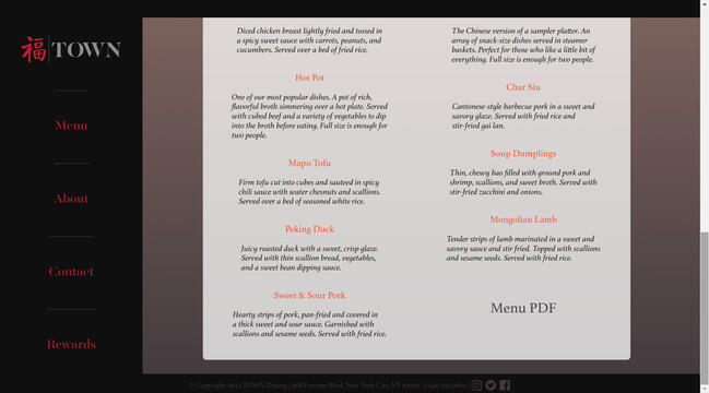 Menu Page Part 3