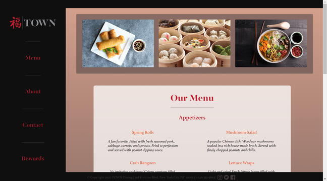 Menu Page Part 1